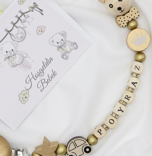 bebek emzik askısı