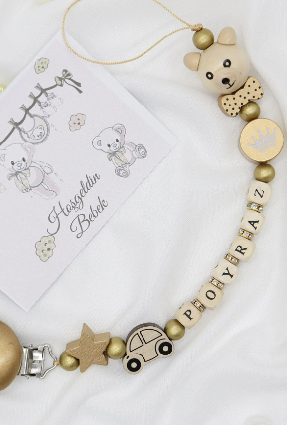 bebek emzik askısı