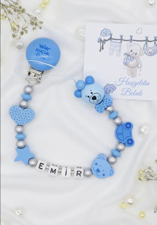 bebek emzik askısı