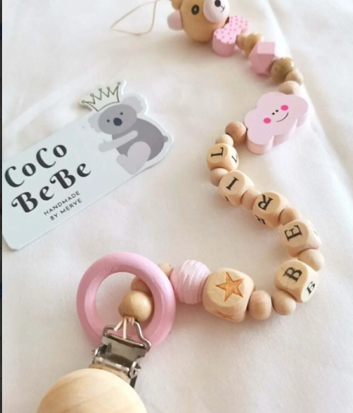 bebek emzik askısı