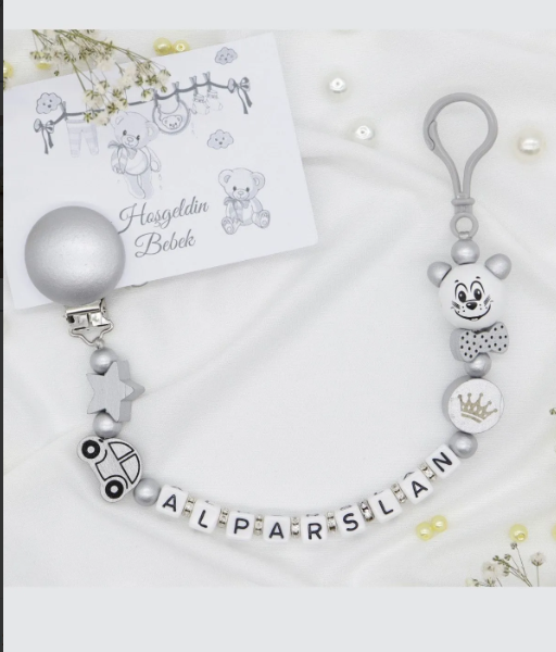 bebek emzik askısı