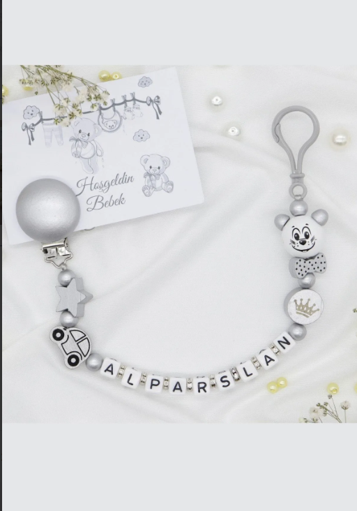 bebek emzik askısı