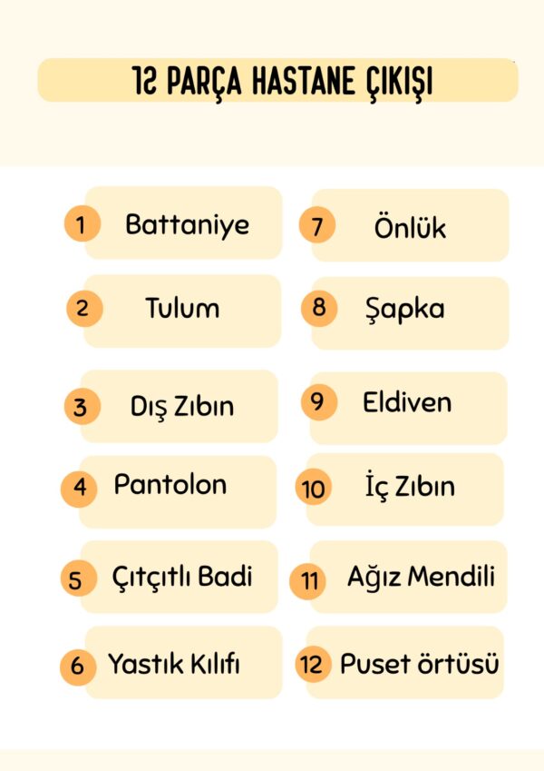 12 parça hastane çıkışı